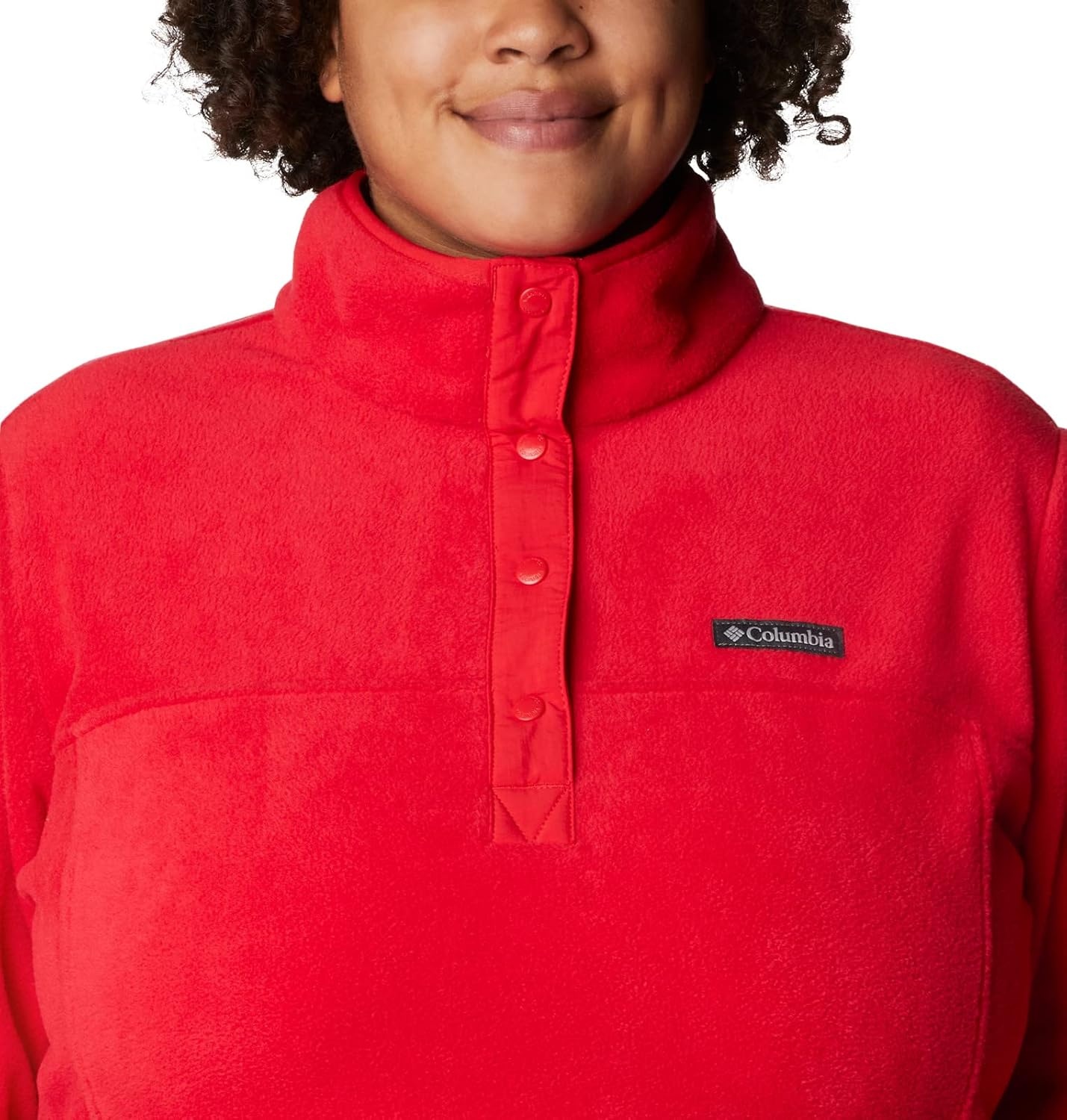 image:imageColumbia Benton Springs 12 Snap Pull Over II Fleece Pullover fr DamenRote Lilie