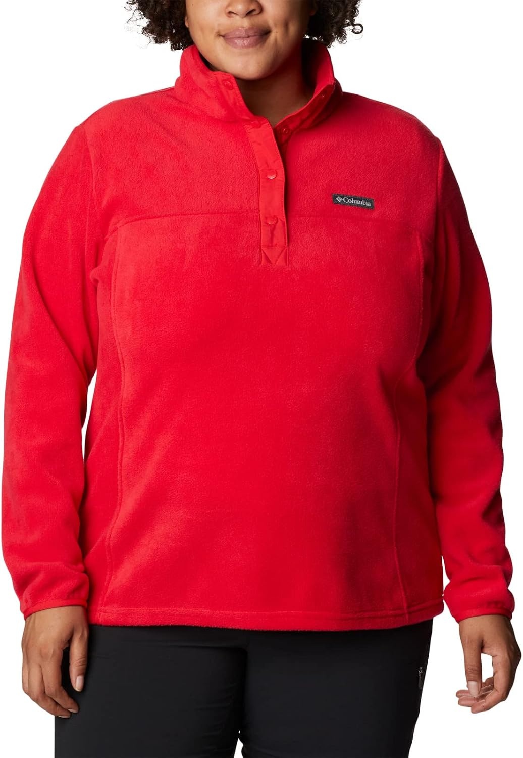 image:imageColumbia Benton Springs 12 Snap Pull Over II Fleece Pullover fr DamenRote Lilie