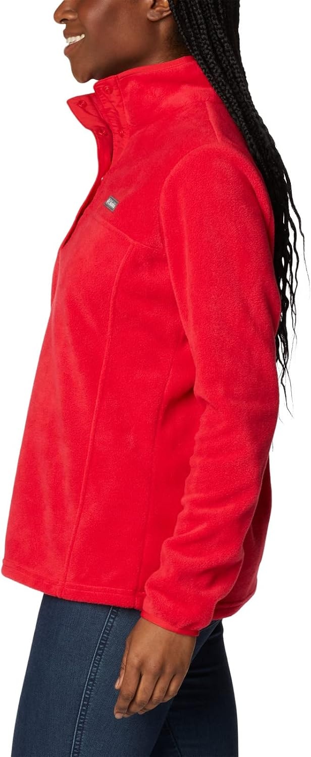 image:imageColumbia Benton Springs 12 Snap Pull Over II Fleece Pullover fr DamenRote Lilie