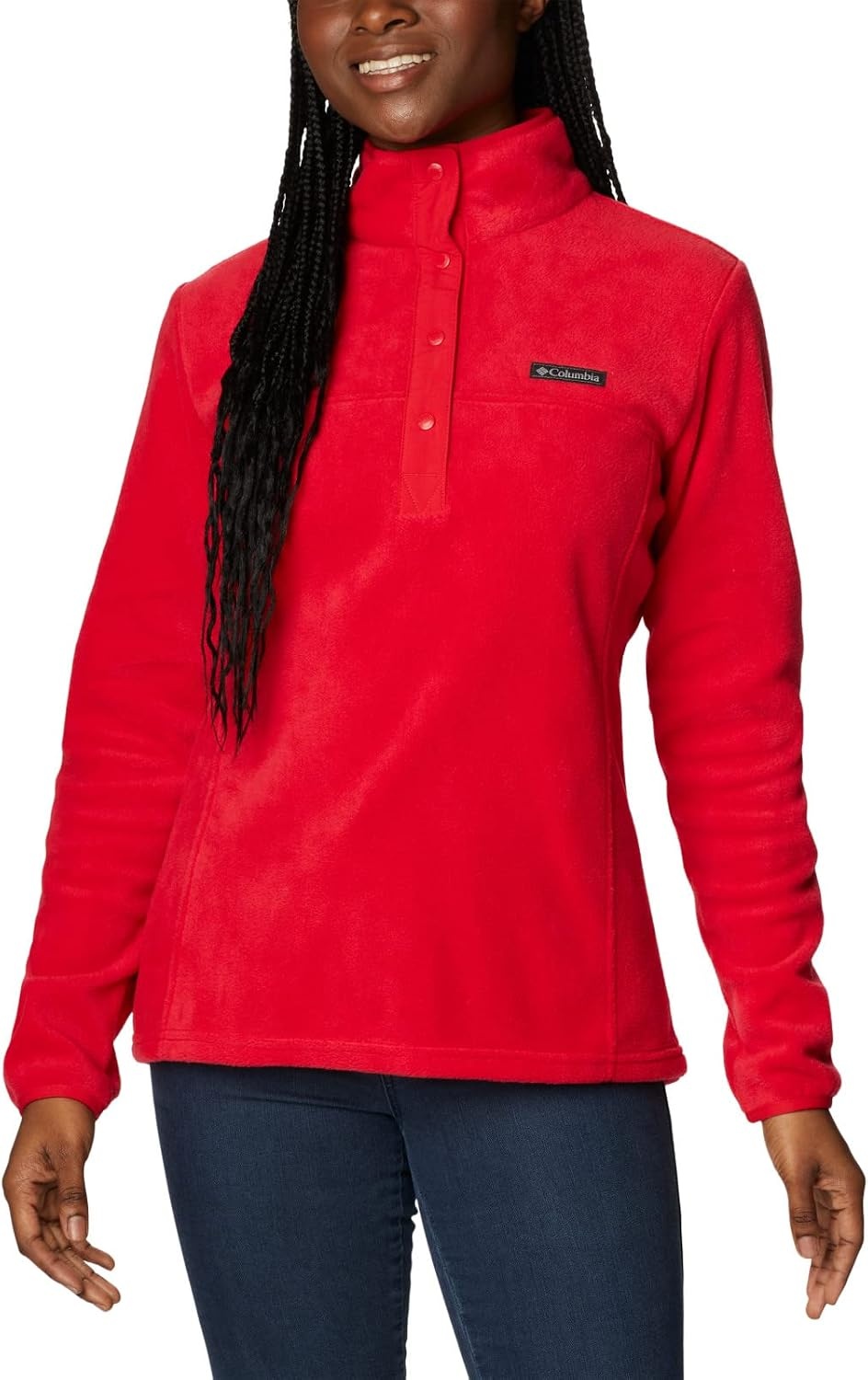 image:imageColumbia Benton Springs 12 Snap Pull Over II Fleece Pullover fr DamenRote Lilie
