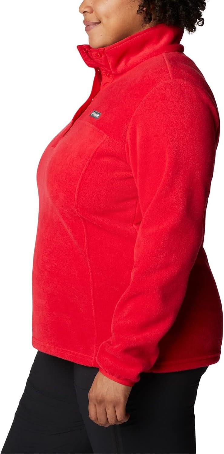 image:imageColumbia Benton Springs 12 Snap Pull Over II Fleece Pullover fr DamenRote Lilie