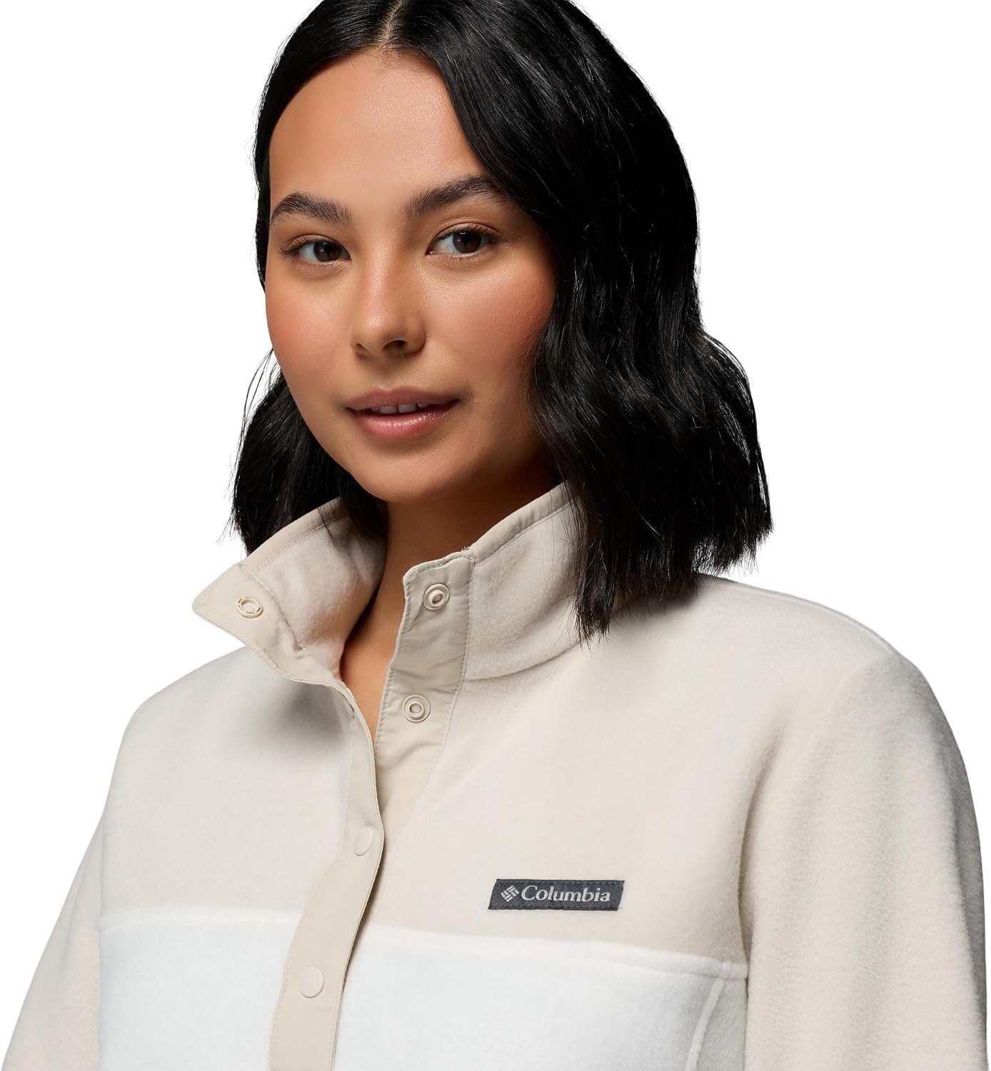 image:imageColumbia Benton Springs 12 Snap Pull Over II Fleece Pullover fr DamenSea SaltDark Stone