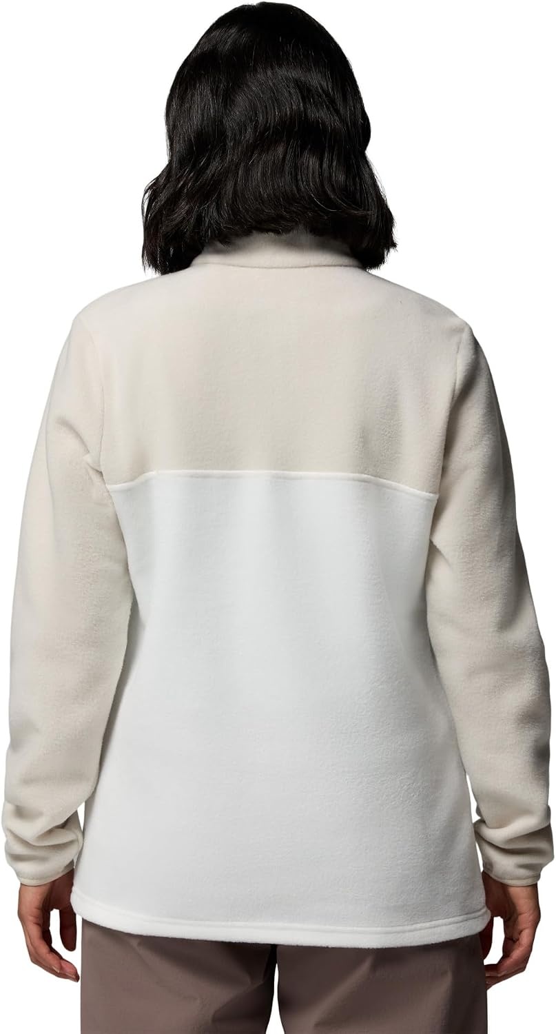 image:imageColumbia Benton Springs 12 Snap Pull Over II Fleece Pullover fr DamenSea SaltDark Stone