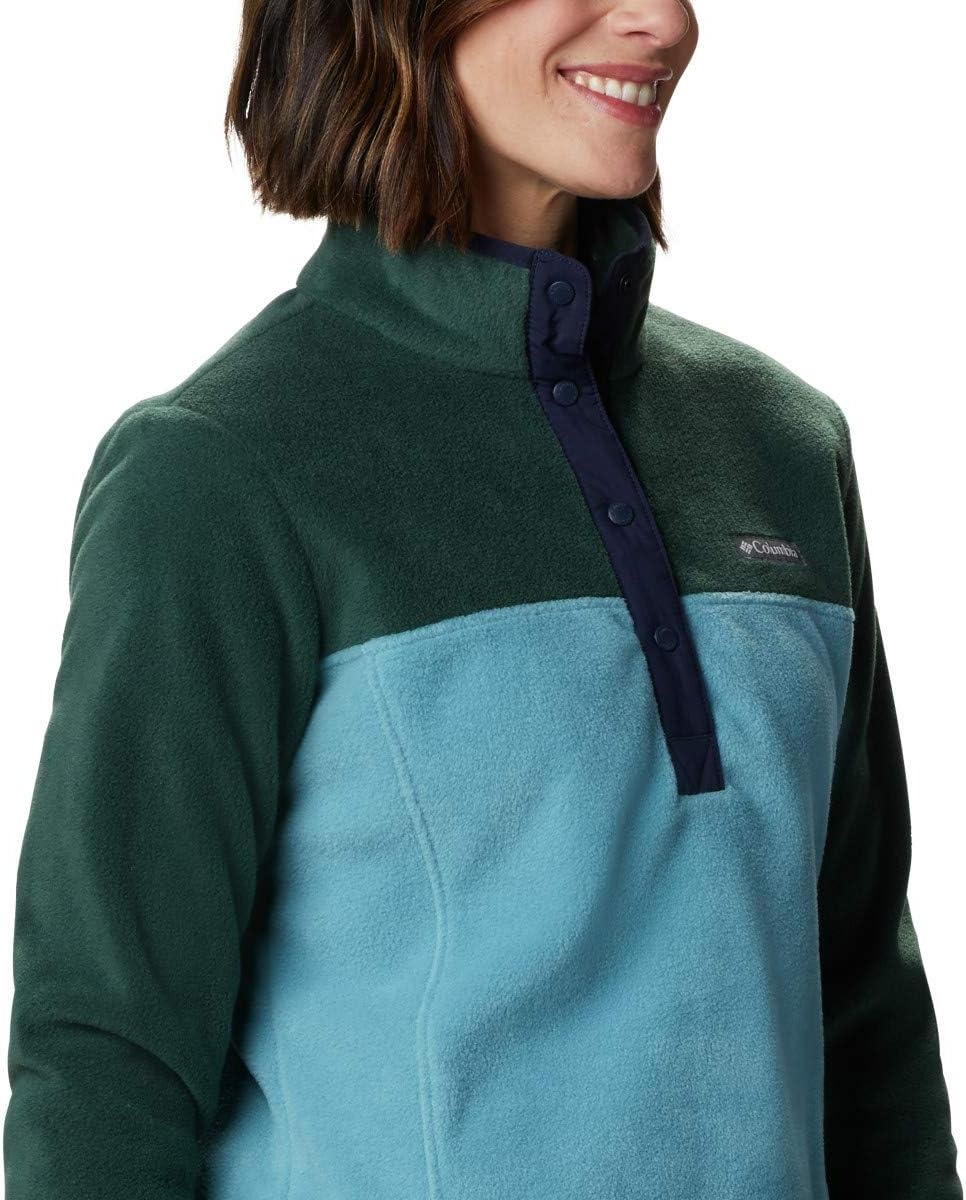 image:imageColumbia Benton Springs 12 Snap Pull Over II Fleece Pullover fr DamenSpruceCanyon Blue