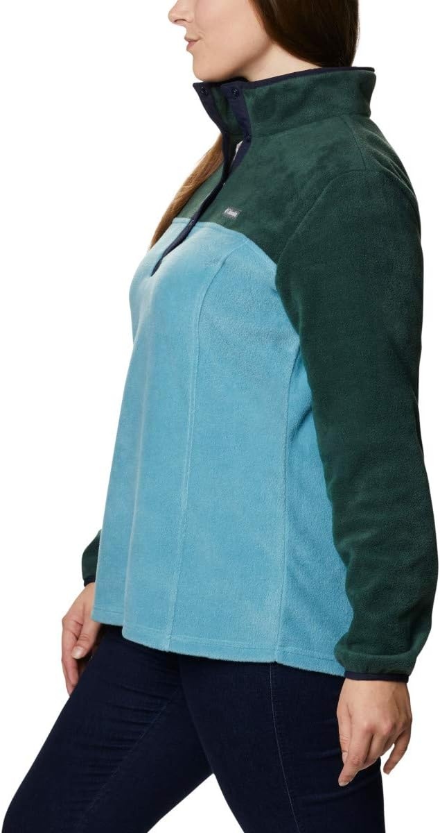 image:imageColumbia Benton Springs 12 Snap Pull Over II Fleece Pullover fr DamenSpruceCanyon Blue