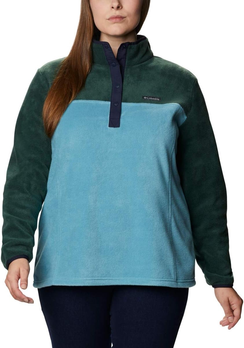 image:imageColumbia Benton Springs 12 Snap Pull Over II Fleece Pullover fr DamenSpruceCanyon Blue