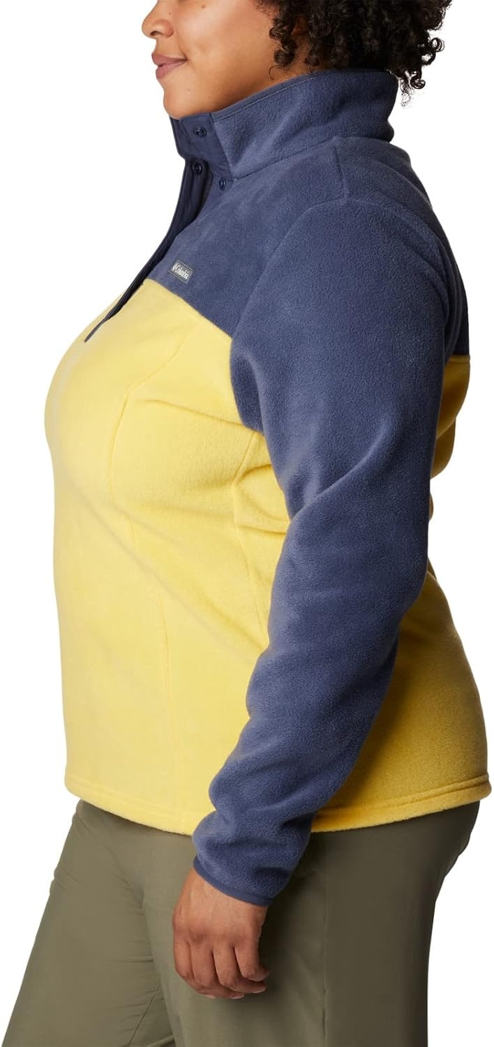 image:imageColumbia Benton Springs 12 Snap Pull Over II Fleece Pullover fr DamenSun Glow Night