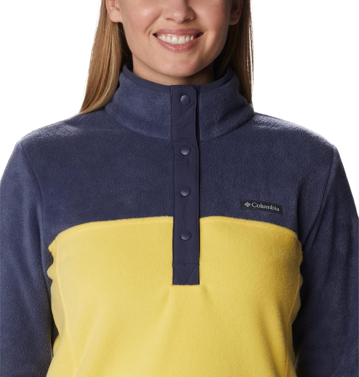 image:imageColumbia Benton Springs 12 Snap Pull Over II Fleece Pullover fr DamenSun GlowNocturnal