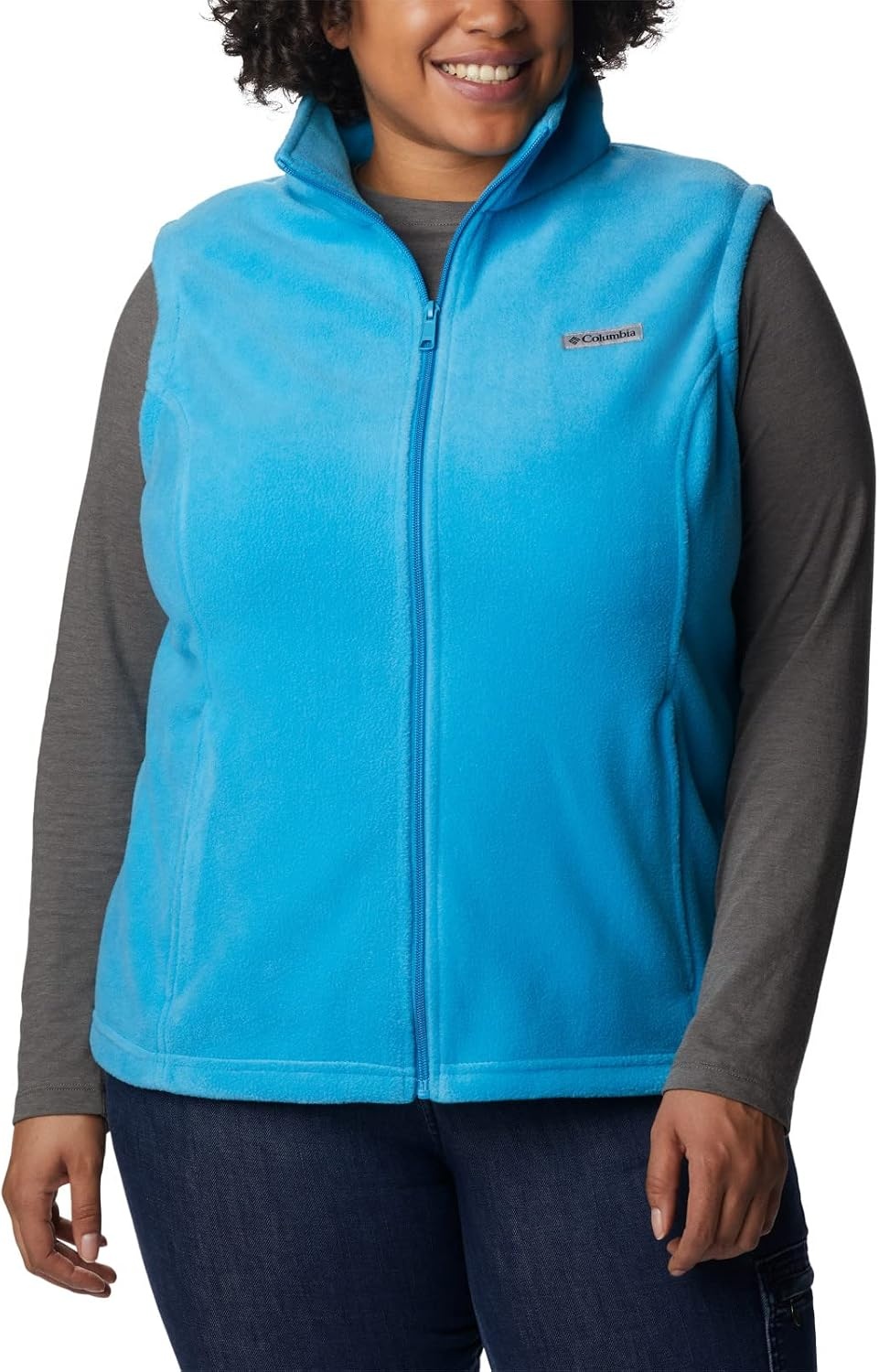 image:imageColumbia Benton Springs Vest Fleeceweste fr DamenBlue Chill