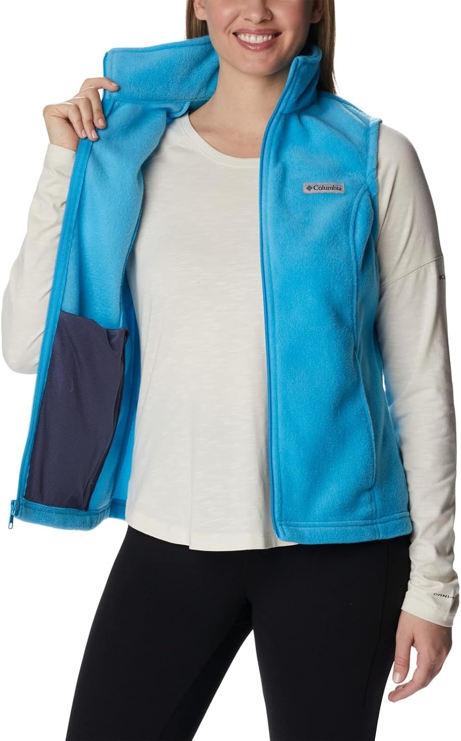image:imageColumbia Benton Springs Vest Fleeceweste fr DamenBlue Chill