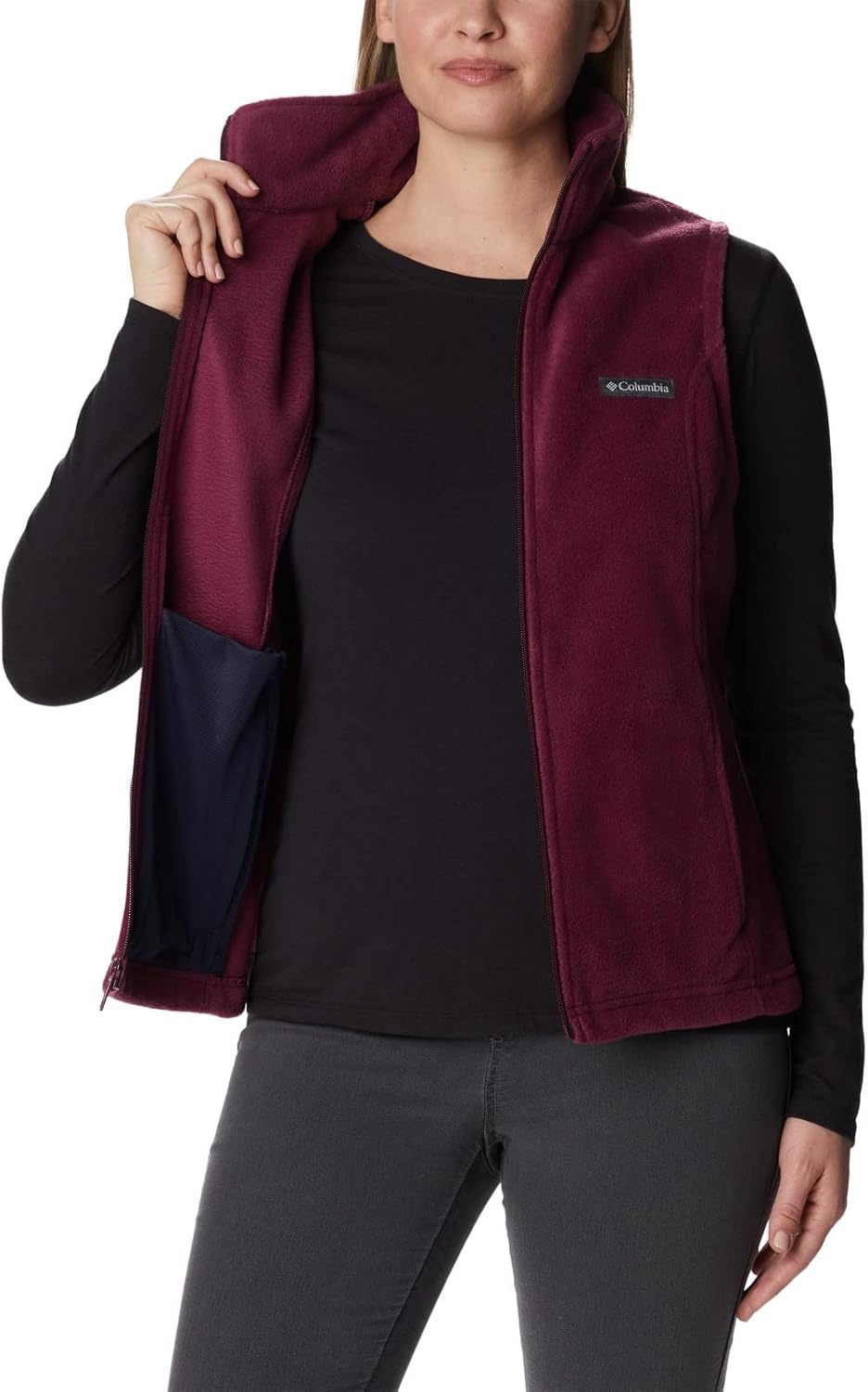image:imageColumbia Benton Springs Vest Fleeceweste fr DamenMarionberry