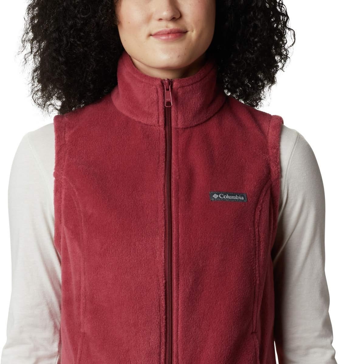 image:imageColumbia Benton Springs Vest Fleeceweste fr DamenMarsala Rot