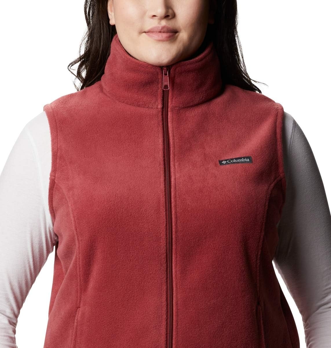 image:imageColumbia Benton Springs Vest Fleeceweste fr DamenMarsala Rot