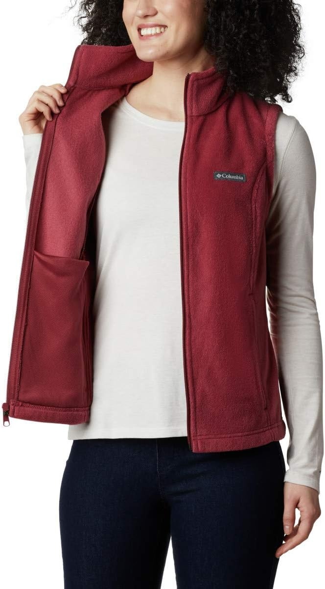 image:imageColumbia Benton Springs Vest Fleeceweste fr DamenMarsala Rot