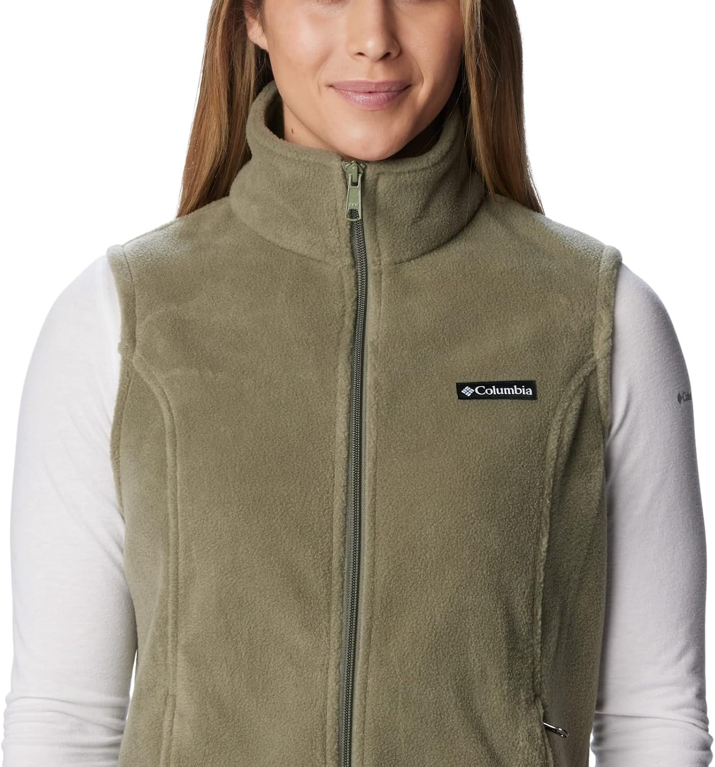 image:imageColumbia Benton Springs Vest Fleeceweste fr DamenSteingrn