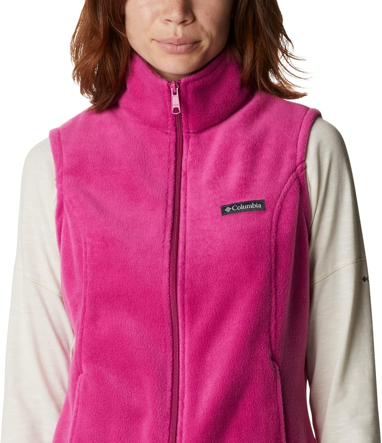 image:imageColumbia Benton Springs Vest Fleeceweste fr DamenWild Fuchsia