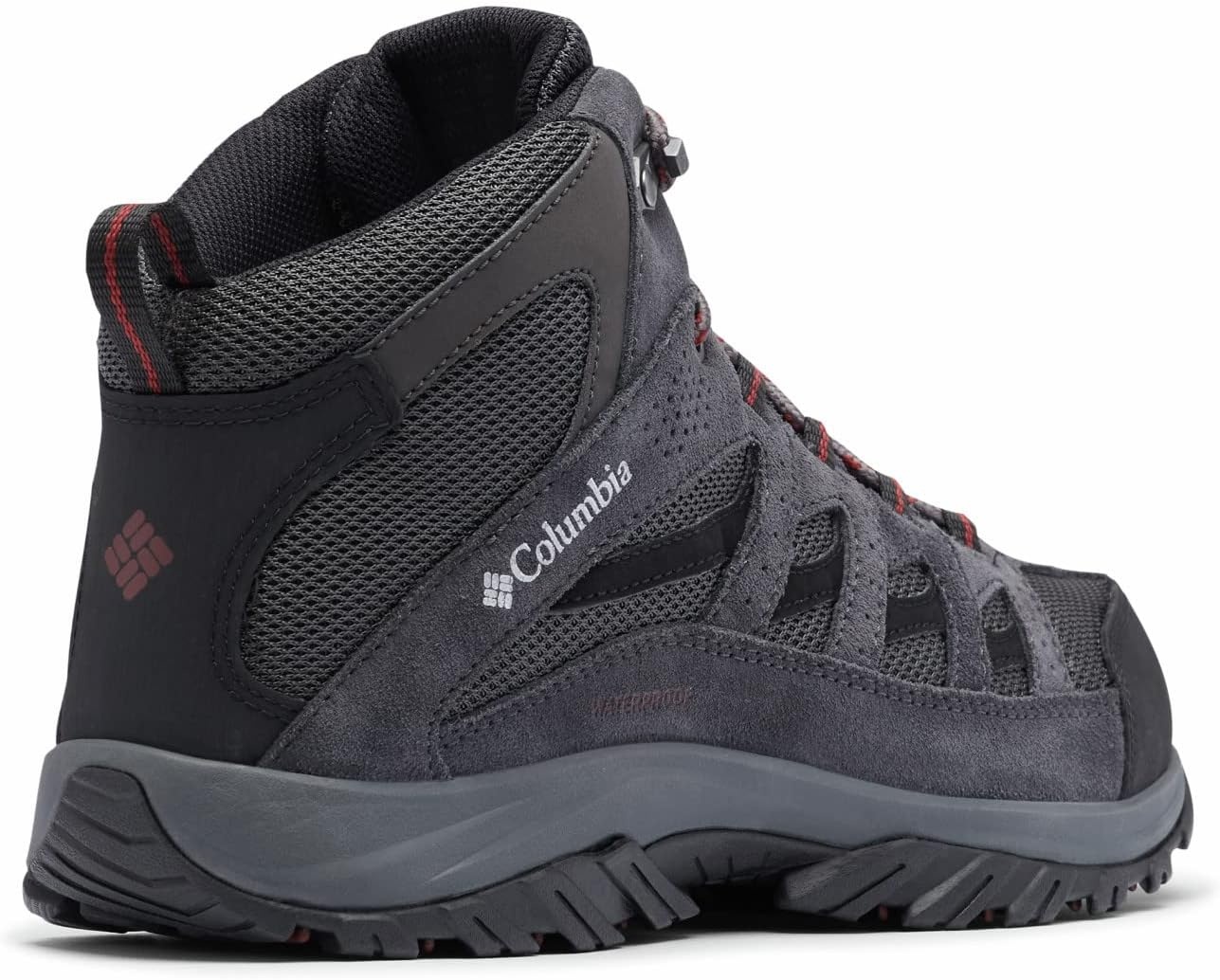 image:imageColumbia Crestwood Mid Waterproof Trekking Und Wanderstiefel fr HerrenDark Grey Deep Rust 089