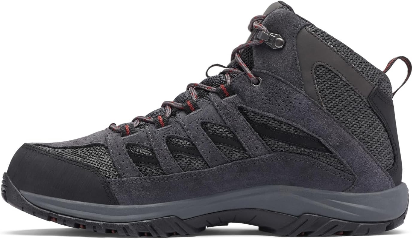 image:imageColumbia Crestwood Mid Waterproof Trekking Und Wanderstiefel fr HerrenDark Grey Deep Rust