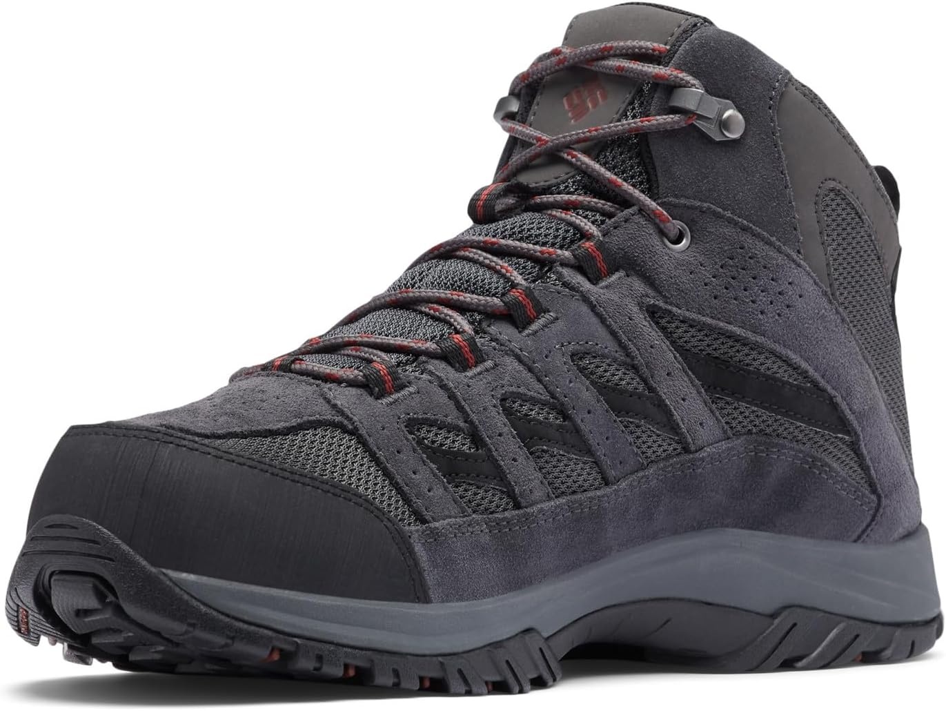 image:imageColumbia Crestwood Mid Waterproof Trekking Und Wanderstiefel fr HerrenDark Grey Deep Rust