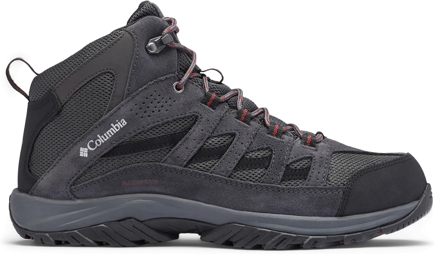 image:imageColumbia Crestwood Mid Waterproof Trekking Und Wanderstiefel fr HerrenDark Grey Deep Rust