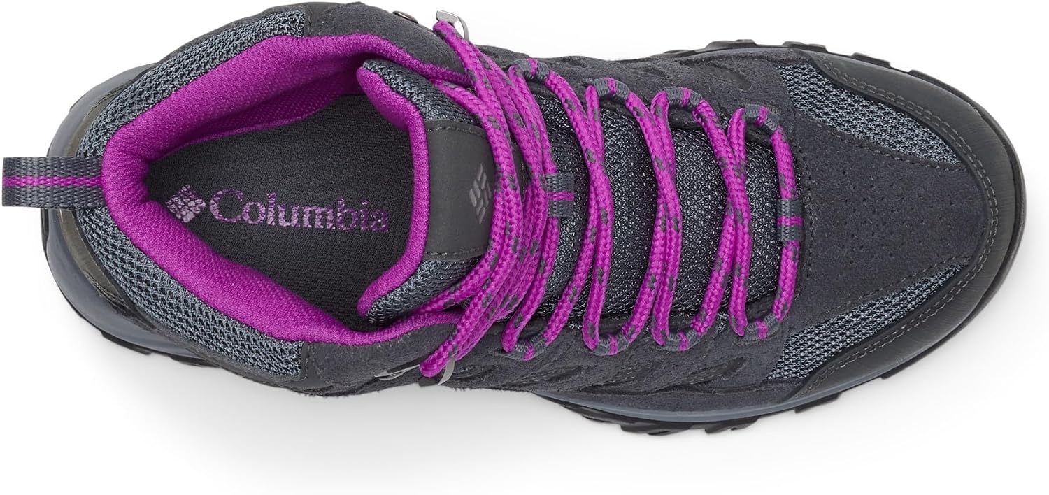 image:imageColumbia Crestwood Waterproof Trekking Und Wanderschuhe fr DamenGraphit Bright Plum