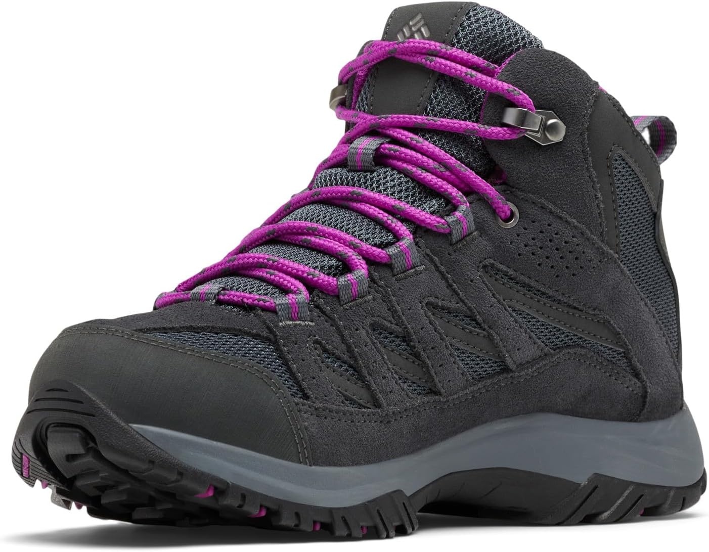 image:imageColumbia Crestwood Waterproof Trekking Und Wanderschuhe fr DamenGraphit Bright Plum
