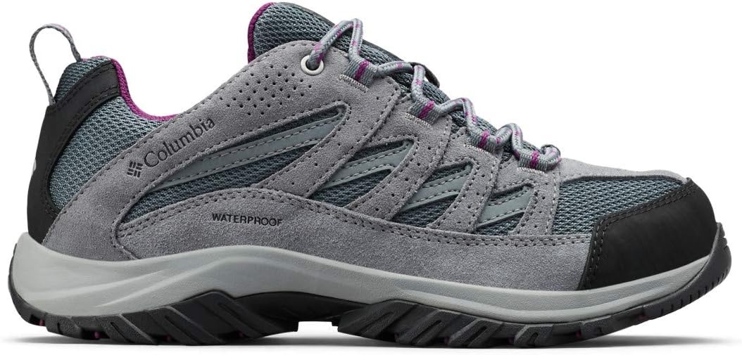 image:imageColumbia Crestwood Waterproof Trekking Und Wanderschuhe fr DamenGraphite Wild Iris 053