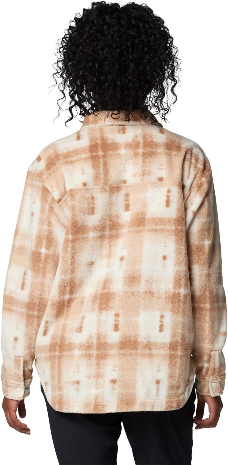 image:imageColumbia Damen Benton Springs Shirt Jacket 2 Fleecejacke 1er PackCamel Brown Omblur