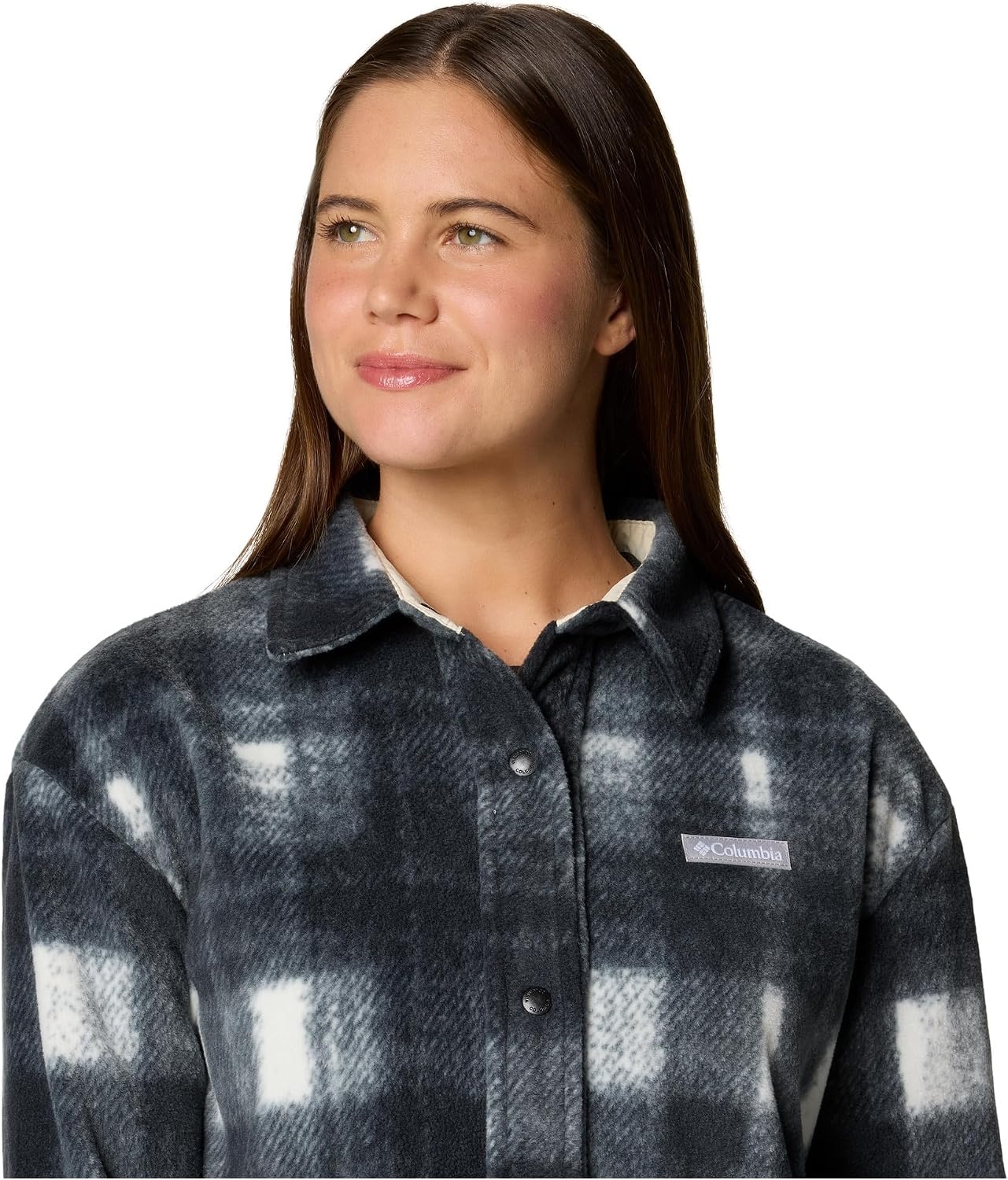 image:imageColumbia Damen Benton Springs Shirt Jacket 2 Fleecejacke 1er PackChalk Omblur Tonal