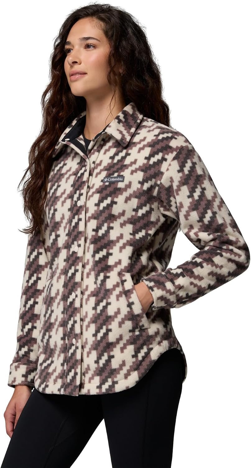 image:imageColumbia Damen Benton Springs Shirt Jacket 2 Fleecejacke 1er PackDark StoneTwills