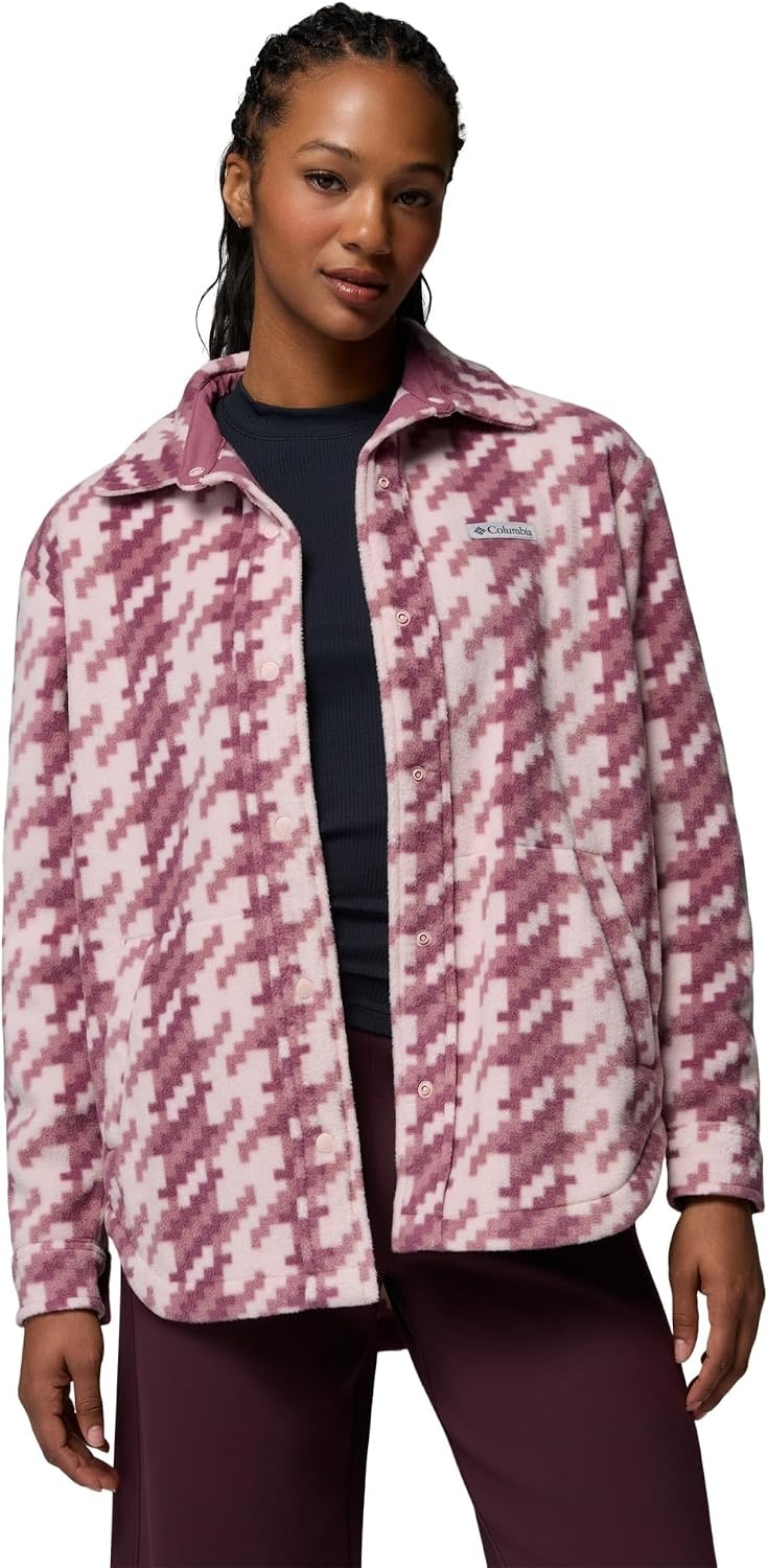 image:imageColumbia Damen Benton Springs Shirt Jacket 2 Fleecejacke 1er PackMineral PinkTwills
