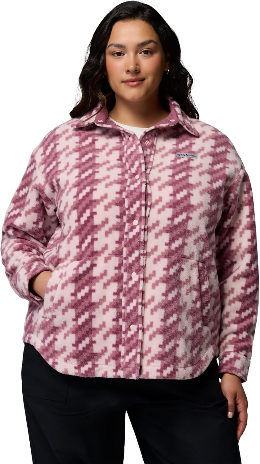 image:imageColumbia Damen Benton Springs Shirt Jacket 2 Fleecejacke 1er PackMineral PinkTwills