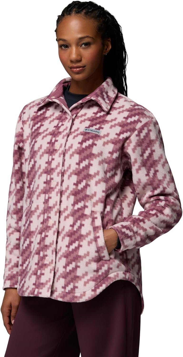 image:imageColumbia Damen Benton Springs Shirt Jacket 2 Fleecejacke 1er PackMineral PinkTwills