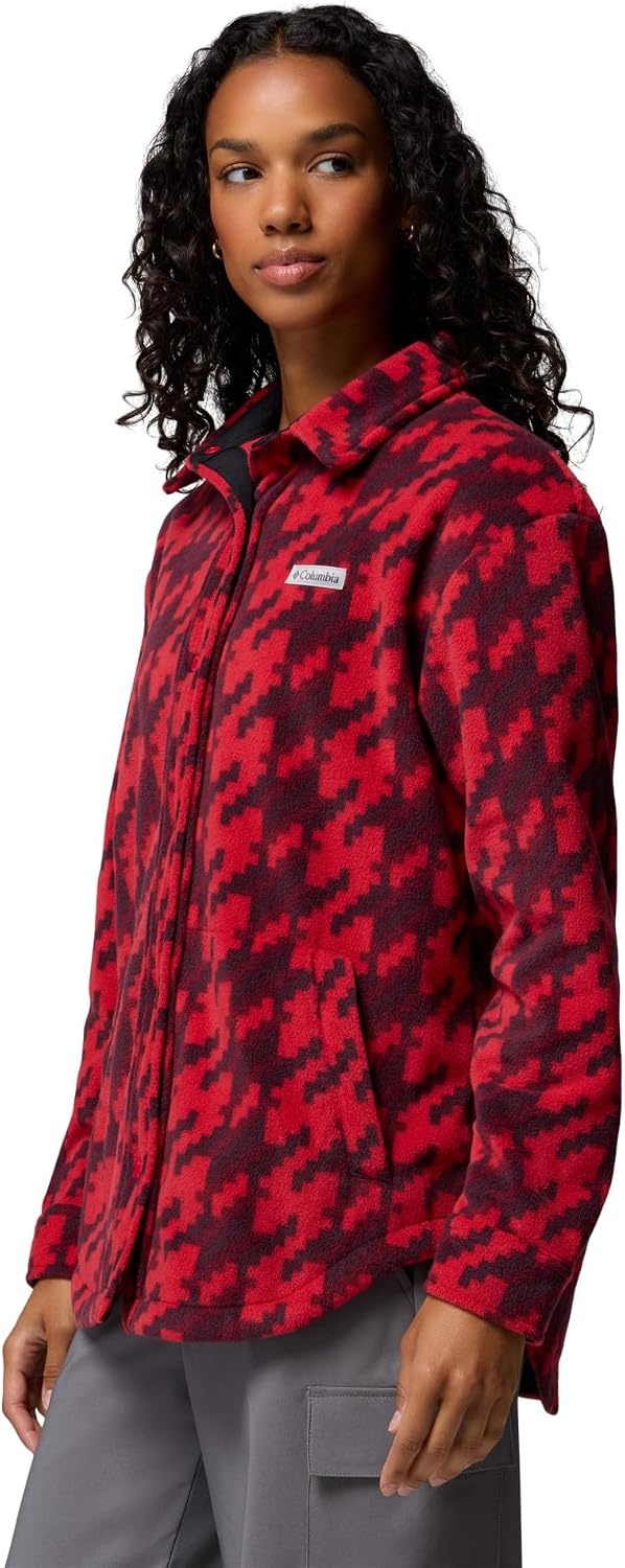 image:imageColumbia Damen Benton Springs Shirt Jacket 2 Fleecejacke 1er PackMountain RedTwills