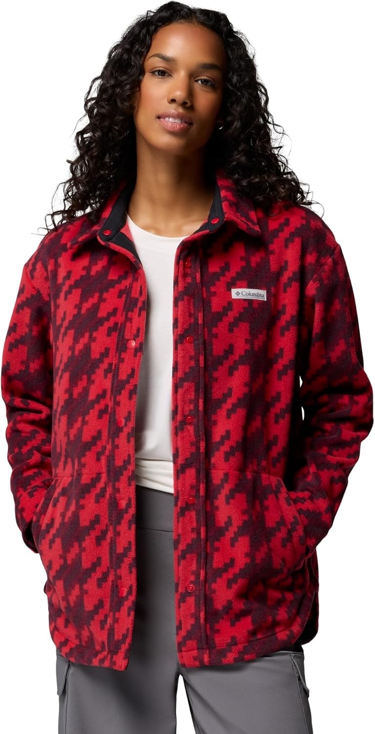 image:imageColumbia Damen Benton Springs Shirt Jacket 2 Fleecejacke 1er PackMountain RedTwills