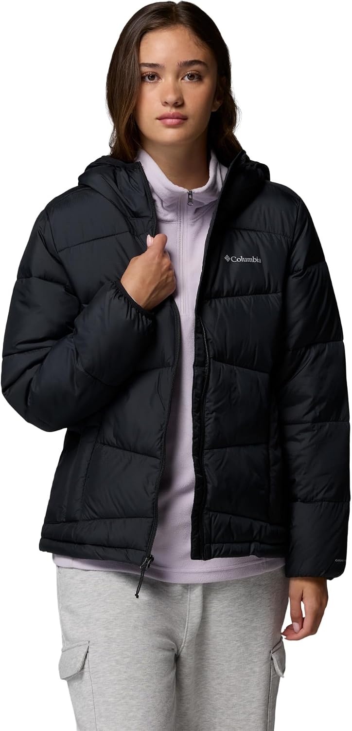 image:imageColumbia Damen Fivemile Butte Hooded Jacket Pufferjacke mit Kapuze 1er PackSchwarz