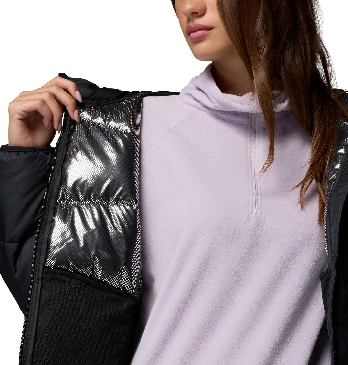 image:imageColumbia Damen Fivemile Butte Hooded Jacket Pufferjacke mit Kapuze 1er PackSchwarz