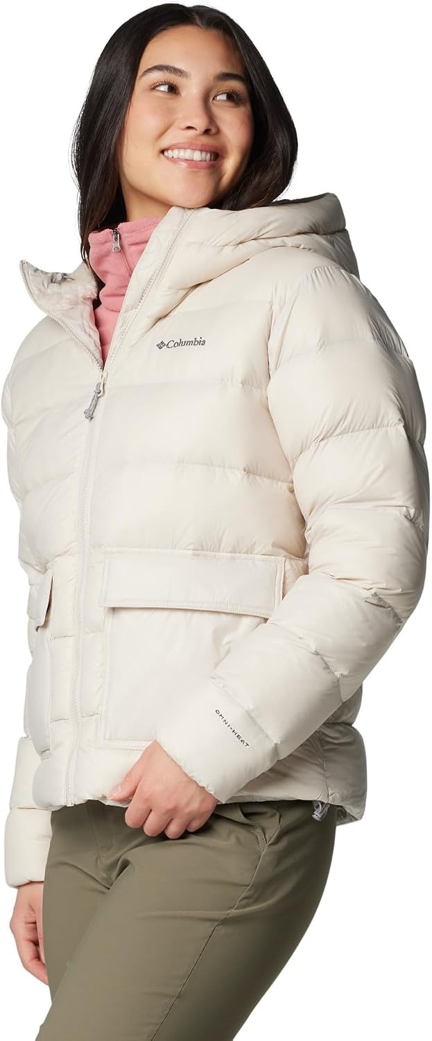 image:imageColumbia Damen Harmony Falls Daunenjacke mit Kapuze Daunenjacke mit Kapuze 1er PackDark Stone