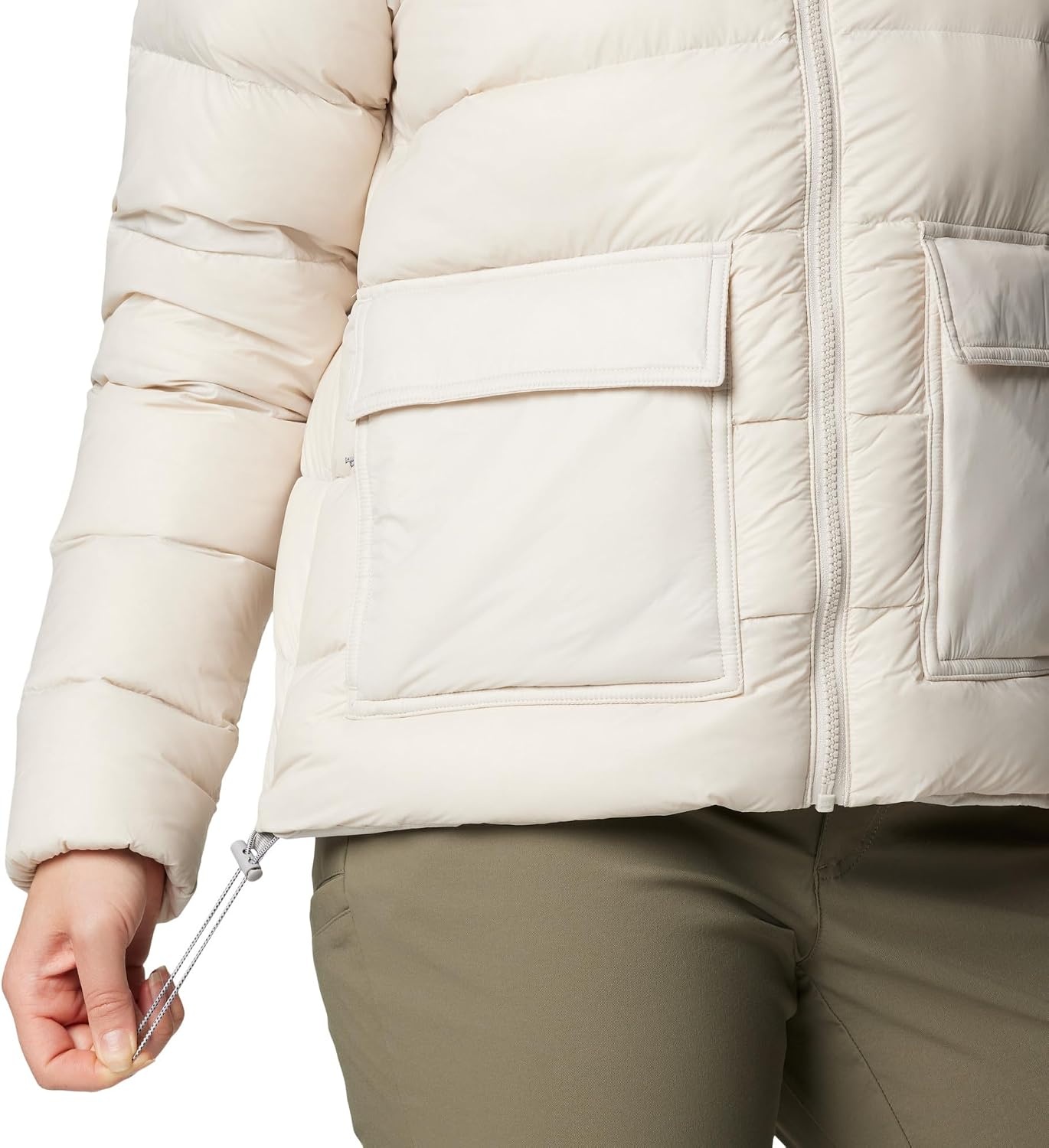 image:imageColumbia Damen Harmony Falls Daunenjacke mit Kapuze Daunenjacke mit Kapuze 1er PackDark Stone