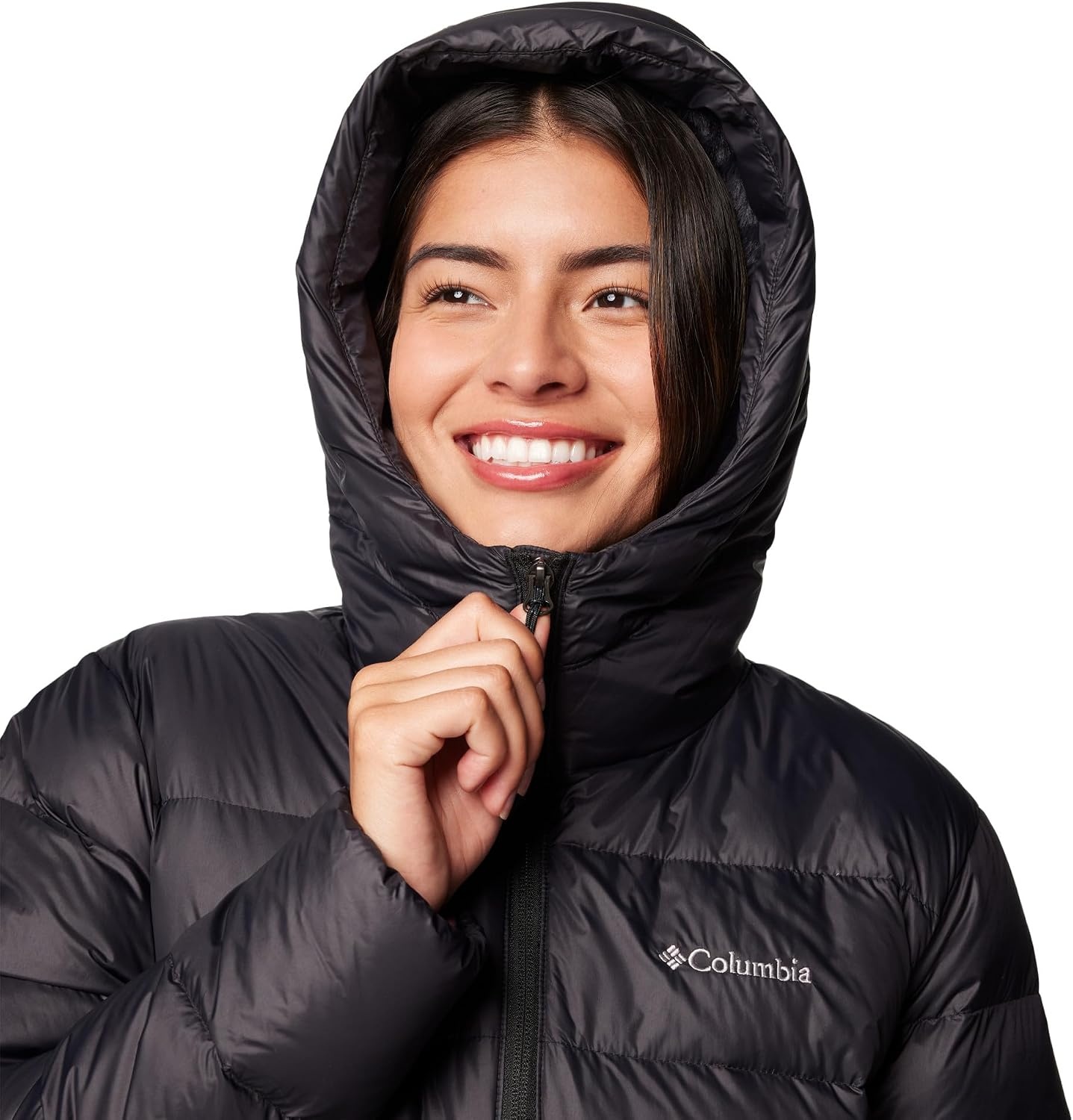 image:imageColumbia Damen Harmony Falls Daunenjacke mit Kapuze Daunenjacke mit Kapuze 1er PackSchwarz