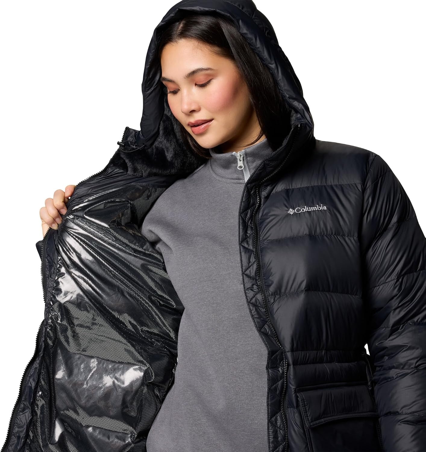 image:imageColumbia Damen Harmony Falls Mid Down Jacket Daunenmantel 1er PackSchwarz