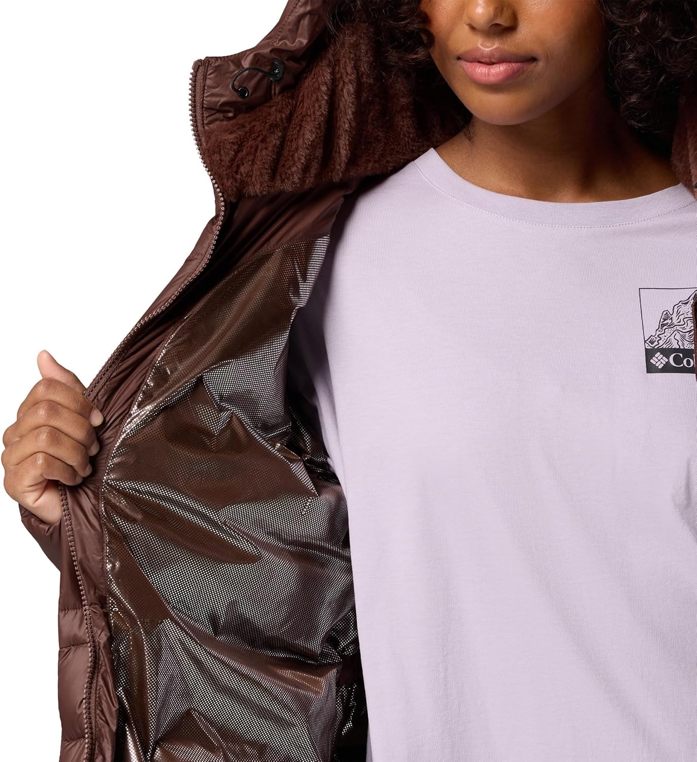 image:imageColumbia Damen Harmony Falls Mid Down Jacket Daunenmantel 1er PackTobacco