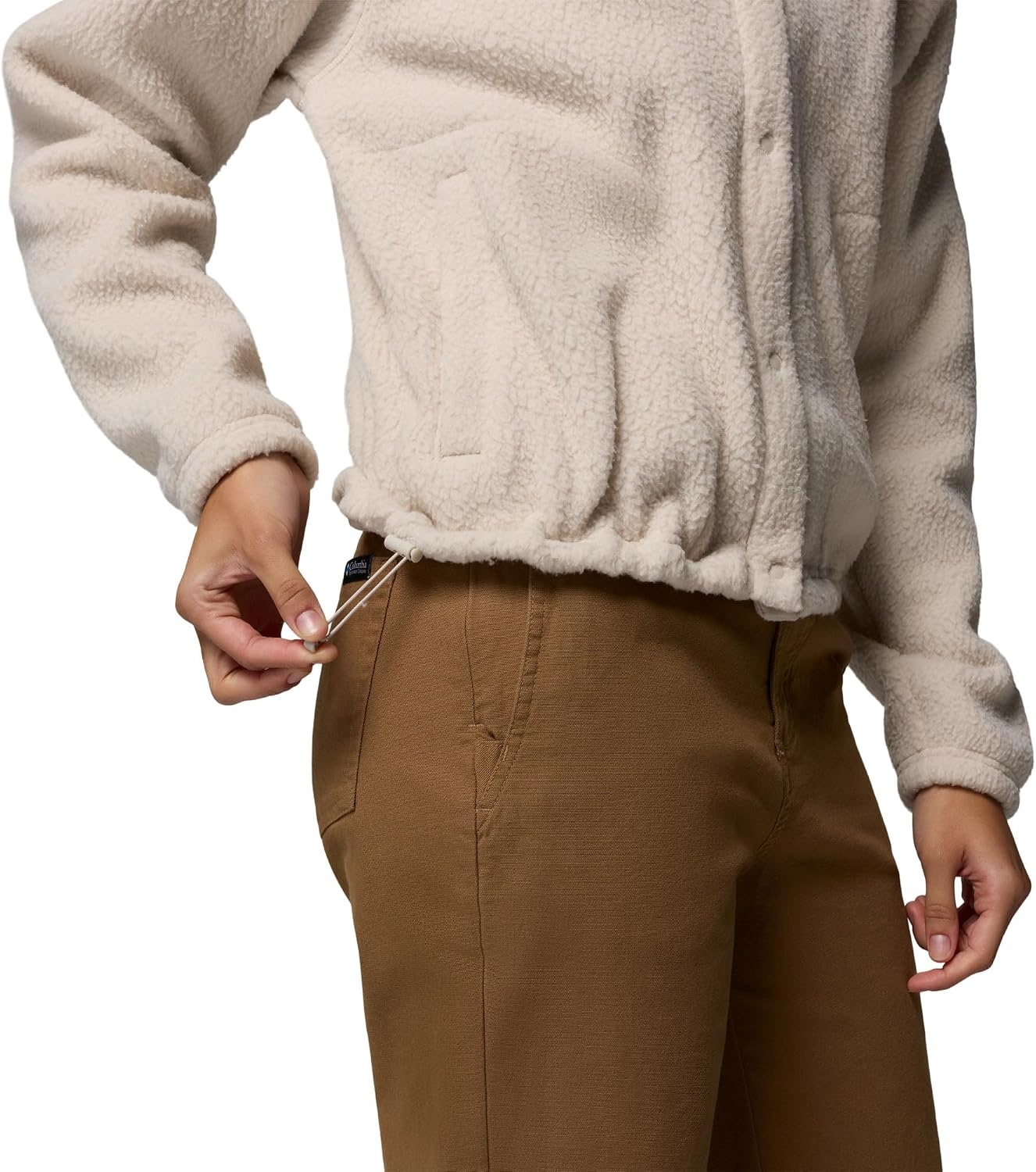 image:imageColumbia Damen Jasper Ridge Pebbled Fleece Full Snap Fleecejacke 1er PackDark Stone