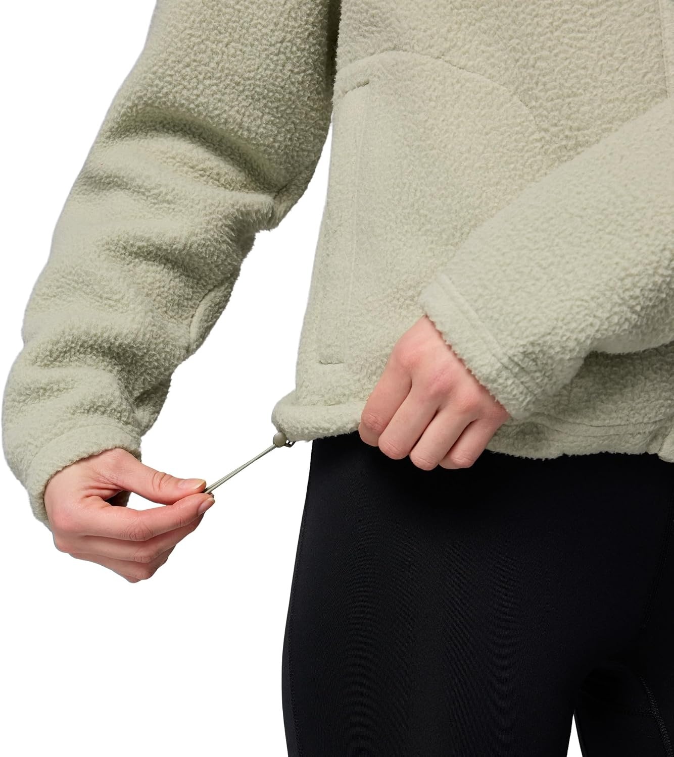 image:imageColumbia Damen Jasper Ridge Pebbled Fleece Full Snap Fleecejacke 1er PackSafari