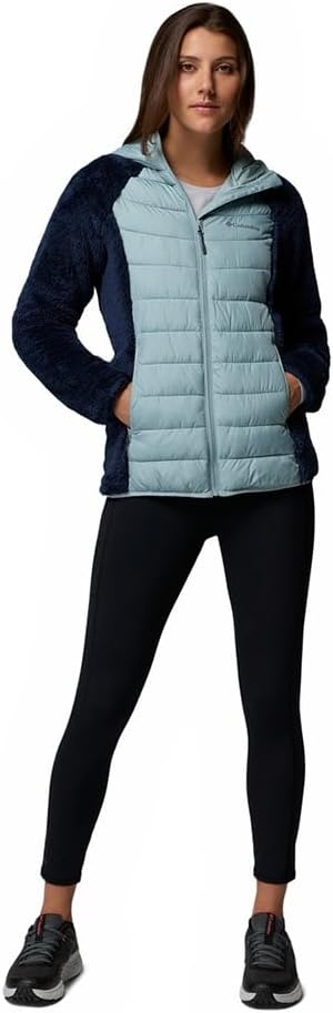 image:imageColumbia Damen Powder Lite II Sherpa Hybrid Jacket Pufferjacke 1er PackCollegiate Navy Crushed Blue