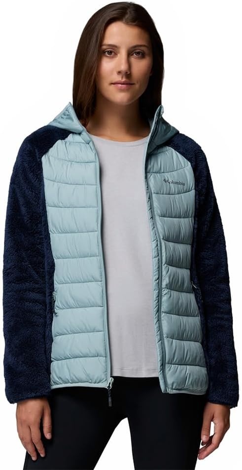 image:imageColumbia Damen Powder Lite II Sherpa Hybrid Jacket Pufferjacke 1er PackCollegiate Navy Crushed Blue