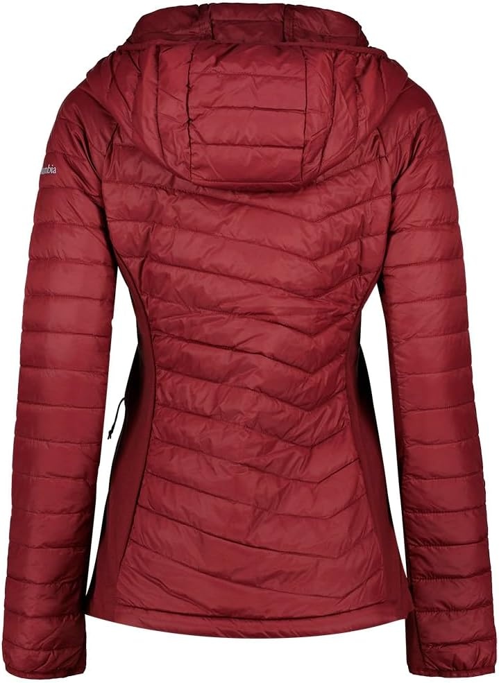 image:imageColumbia Damen Powder Pass 2 Hybrid Hooded Jacket Pufferjacke mit Kapuze 1er PackRich Wine