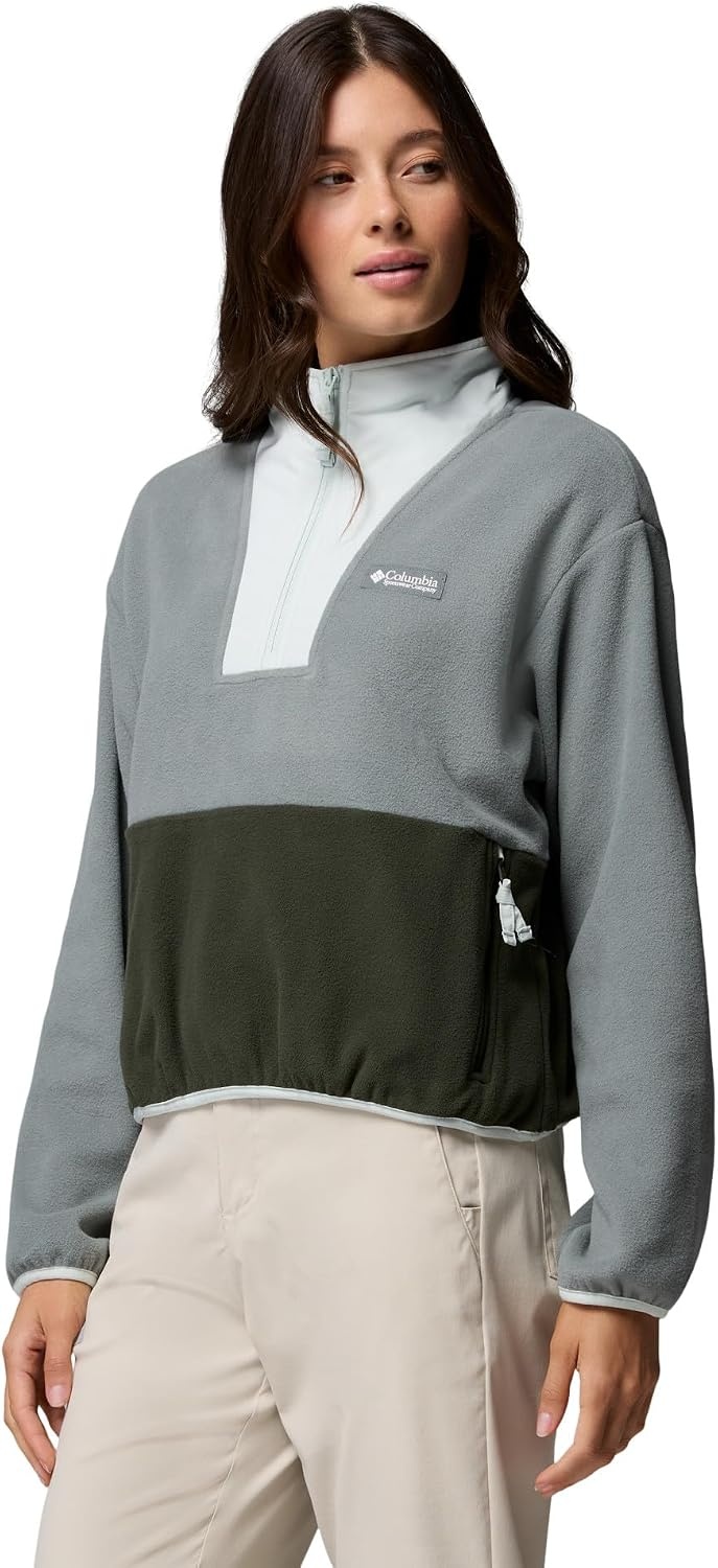 image:imageColumbia Damen Sequoia Grove 2 Half Zip Fleece Fleeceberzug 1er PackSedona Sage Greenscape Tea Light
