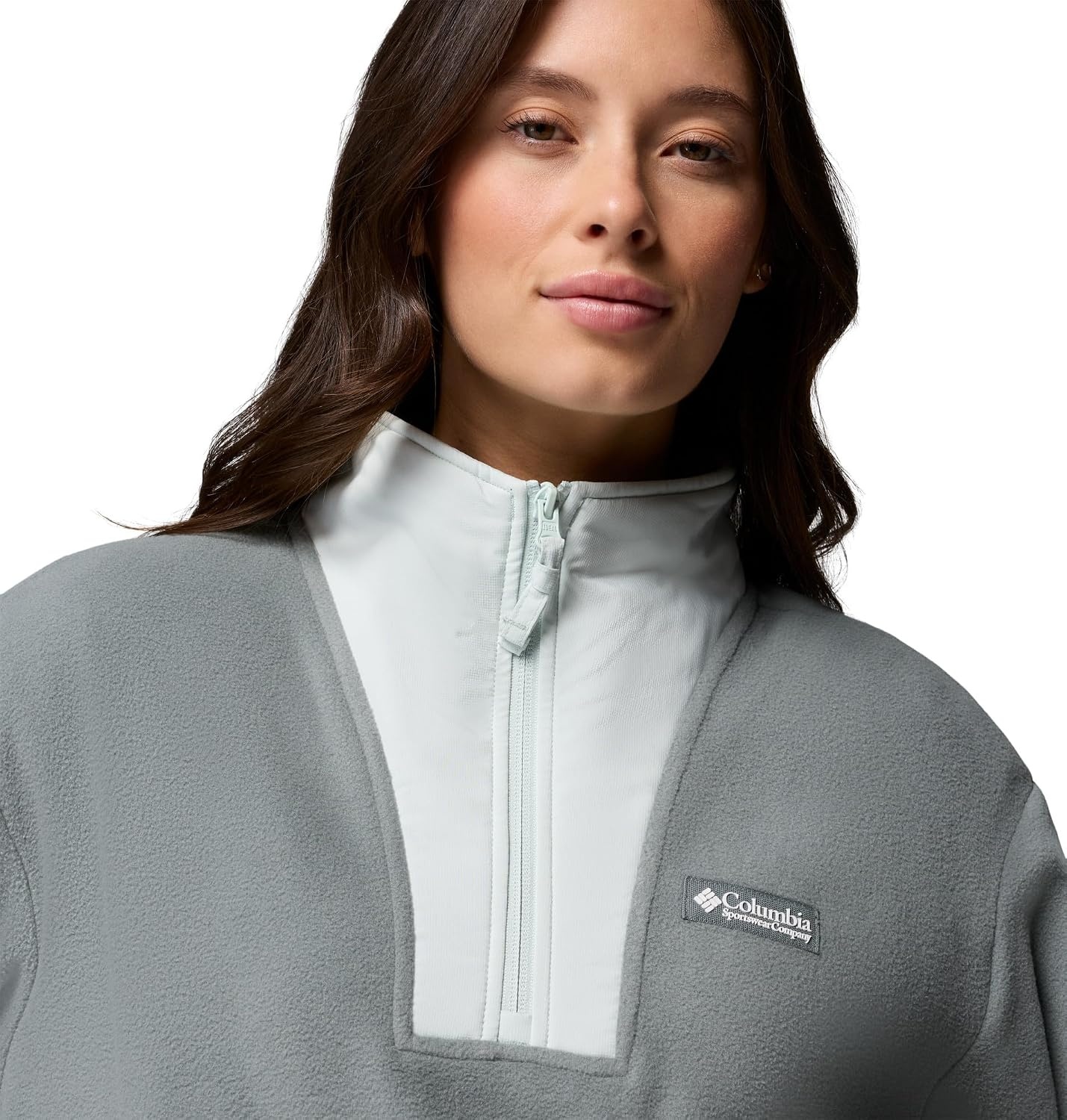 image:imageColumbia Damen Sequoia Grove 2 Half Zip Fleece Fleeceberzug 1er PackSedona Sage Greenscape Tea Light