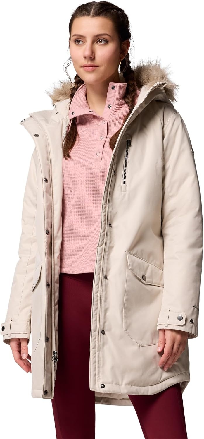 image:imageColumbia Damen Suttle Mountain Long Insulated Jacket Winterjacke 1er PackDark Stone